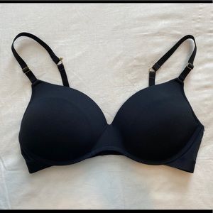 Lively No-Wire Push Up Bra 38D Black Wireless